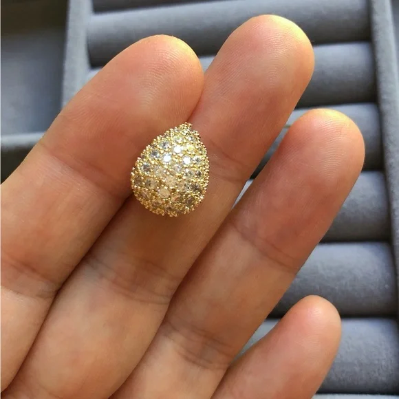 ✨18K Gold Teardrop Earrings - Picture 5 of 6